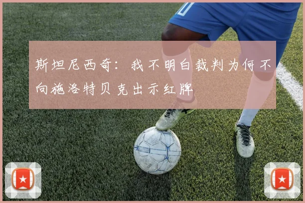 斯坦尼西奇：我不明白裁判为何不向施洛特贝克出示红牌